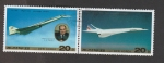 Stamps North Korea -  Primer vuelo comercial tupolev