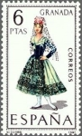 Stamps Spain -  1846 - Trajes títpicos españoles - Granada