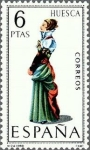 Stamps Spain -  1850 - Trajes títpicos españoles - Huesca