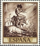 Stamps Spain -  1856 - Mariano Fortuny Marsal - Idilio