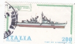 Stamps Italy -  Construcción naval italiana- Audaz