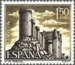 Sellos de Europa - Espaa -  1882 - Castillos de España - Peñafiel (Valladolid)