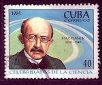 Stamps : America : Cuba :  MAX PLANCK