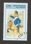 Stamps Benin -  bombardero de infantería