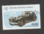 Sellos de Africa - Repblica del Congo -  Coches antiguos