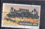 Stamps Australia -  locomotora