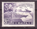 Stamps Malta -  U.P.U.