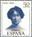 Stamps Spain -  1990 - Literatos españoles - Concha Espina (1877-1955)