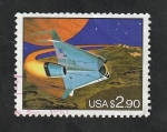 Sellos de America - Estados Unidos -  2180 - Conquista espacial