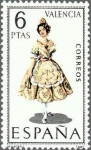 Stamps Spain -  2014 - Trajes típicos españoles - Valencia