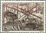 Stamps Spain -  2056 - IV centenario de la Batalla de Lepanto - Batalla de Lepanto