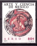 Stamps Mexico -  Arte y ciencia de Mexico