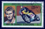 Sellos de Africa - Guinea Ecuatorial -  Ases del Motorismo