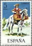 Stamps Spain -  2170 - Uniformes militares - Dragones a caballo, Timbalero 1674