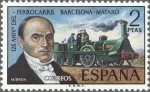 Stamps Spain -  2173 - 125 Aniversario del Ferrocarril Barcelona-Mataró