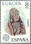 Stamps Spain -  2178 - Europa CEPT - Dama de Baza (Granada)