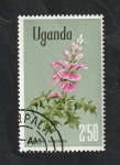 Stamps Uganda -  93 - Flores