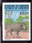 Stamps Cameroon -  Animales en peligro de extinción