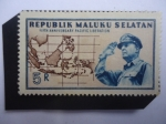 Sellos del Mundo : Asia : Indonesia : Republik de Maluku Selatan -Las Molucas del Sur, Fantasia -5°Aniv. de la Liberación Pacifica, 25 de 