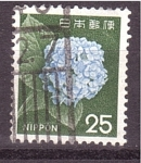 Sellos de Asia - Japn -  Hortensia