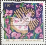 Stamps Germany -  Scott#B843 intercambio 1,60 usd, 110 cent. 1998