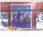 Stamps United Kingdom -  Pastores a Belén 