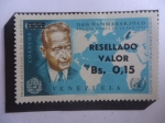 Sellos de America - Venezuela -  Dag Hammarskjöld (1905-1961)-Premio Nobel de la Paz 1961- 2° secretario de la ONU-1953-1961.