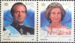 Stamps Spain -  Scott#3132e y f intercambio 3 usd, 0,45 + 0,45 €. 2001