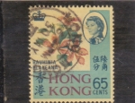 Stamps Hong Kong -  Isabel II