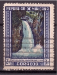 Sellos de America - Rep Dominicana -  Catarata de Jimenoa