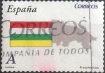 Stamps Spain -  Scott#3682b intercambio 0,45 usd, A, 2010