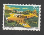 Stamps Australia -  Avión Wackrett 1941