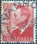 Stamps Australia -  Scott#234 , intercambio 0,20 usd, 2,5 cents. , 1950