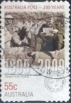 Stamps Australia -  Scott#3053 , cr1f intercambio 0,30 usd. 55 cents. , 2009