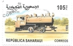 Stamps Morocco -  trenes