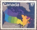 Stamps Canada -  Scott#893 , hb1r intercambio 0,20 usd , 17 cents. , 1981