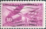 Stamps Cuba -  Scott#C102 , intercambio 0,95 usd. , 30 cents. , 1954