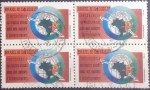 Stamps Brazil -  Scott#2369x4 , intercambio 6,00 usd , 3000 cruzeiros x 4 , 1992