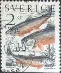 Stamps Sweden -  Scott#1527 , m4b intercambio 0,20 usd , 2 krona , 1985