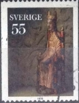 Stamps Sweden -  Scott#1143 , cr1f intercambio 0,20 usd , 55 öre , 1975