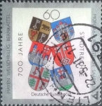 Stamps Germany -  Scott#1644 , intercambio 0,45 usd. , 60 cents. , 1991