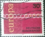 Stamps Germany -  Scott#1065 , intercambio 0,20 usd. , 30 cents. , 1971