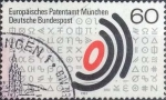 Stamps Germany -  Scott#1347 , intercambio 0,20 usd. , 60 cents. , 1981