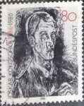 Stamps Germany -  Scott#1455 , intercambio 0,30 usd. , 80 cents. , 1986