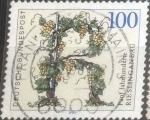 Stamps Germany -  Scott#1593 , intercambio 0,50 usd. , 100 cents. , 1990