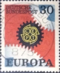 Stamps Germany -  Scott#997 , intercambio 0,20 usd. , 30 cents. , 1969