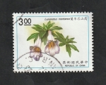 Stamps Taiwan -  1911 - Planta lysionotus montanus