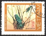 Stamps Vietnam -  ESCARABAJO  MANCHADO  DE  NEGRO.  Scott  876.