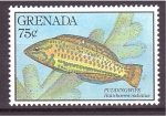 Stamps Grenada -  serie- Arrecife de coral