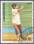 Stamps Paraguay -  Tenistas(Boris Becker).